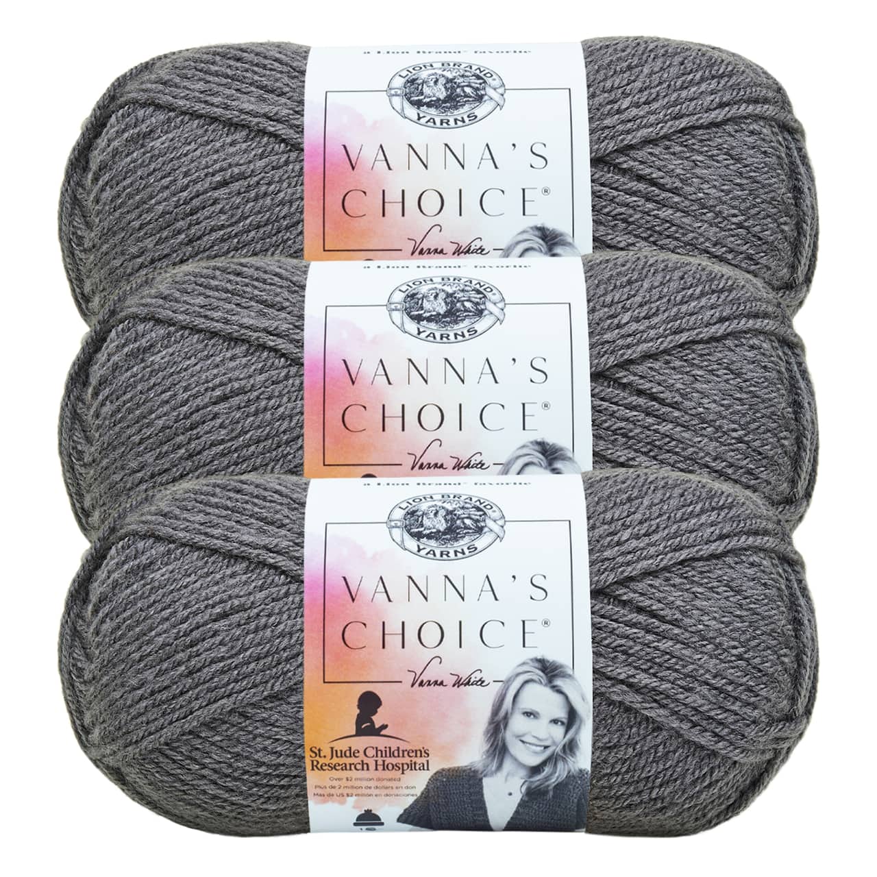 3 Pack Lion Brand® Vanna's Choice® Solid Yarn